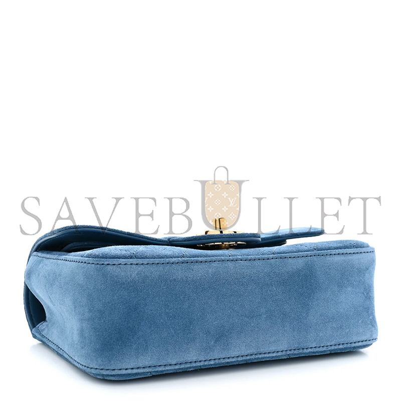 Ch**el MASTER SUEDE MINI CLASSIC FLAP BAG AS6627 (20*12*7cm)
